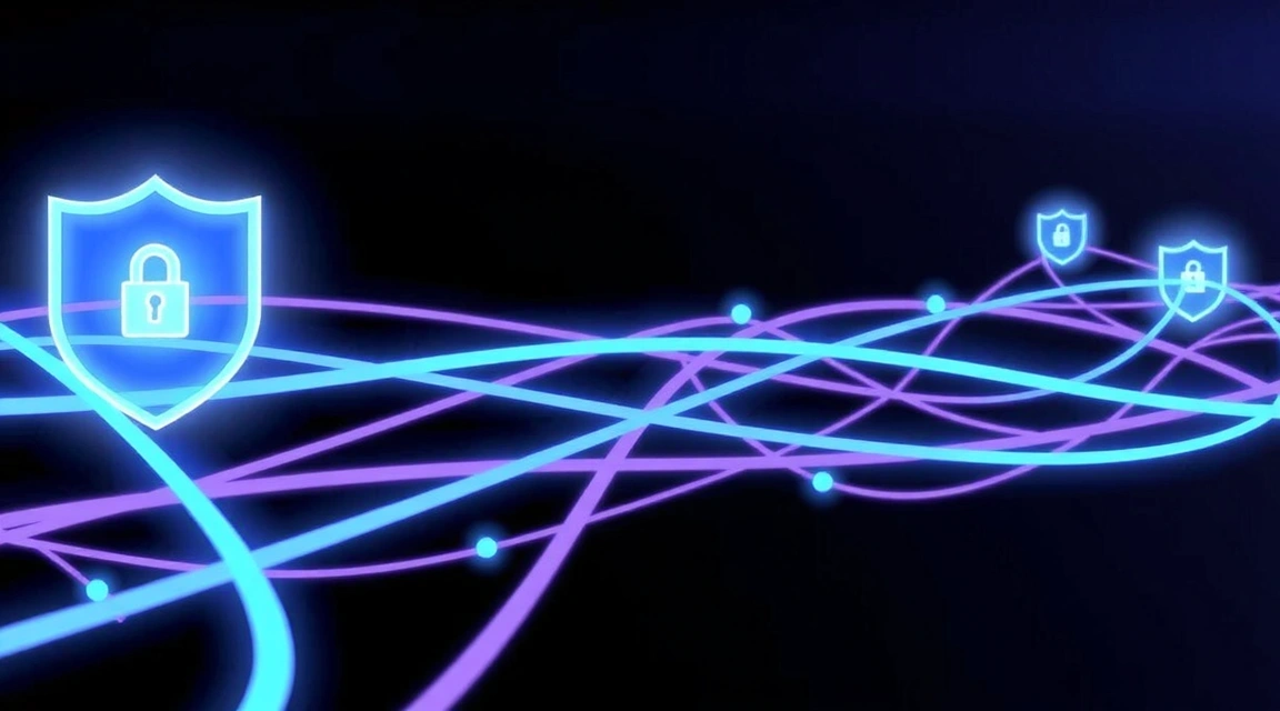 Imagine abstractă reprezentând proprietatea intelectuală și securitatea datelor